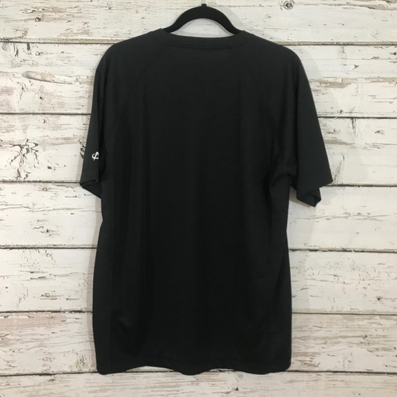 Phiten Black Short Sleeve Shirt Sleeve Logo - Picture 4 of 4